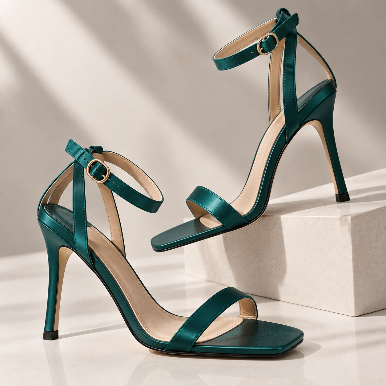 Tacones verde esmeralda - Image 3